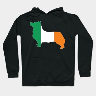 Swedish Vallhund Ireland Flag Filled Hoodie